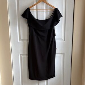 Premier Black One-Shoulder Dress